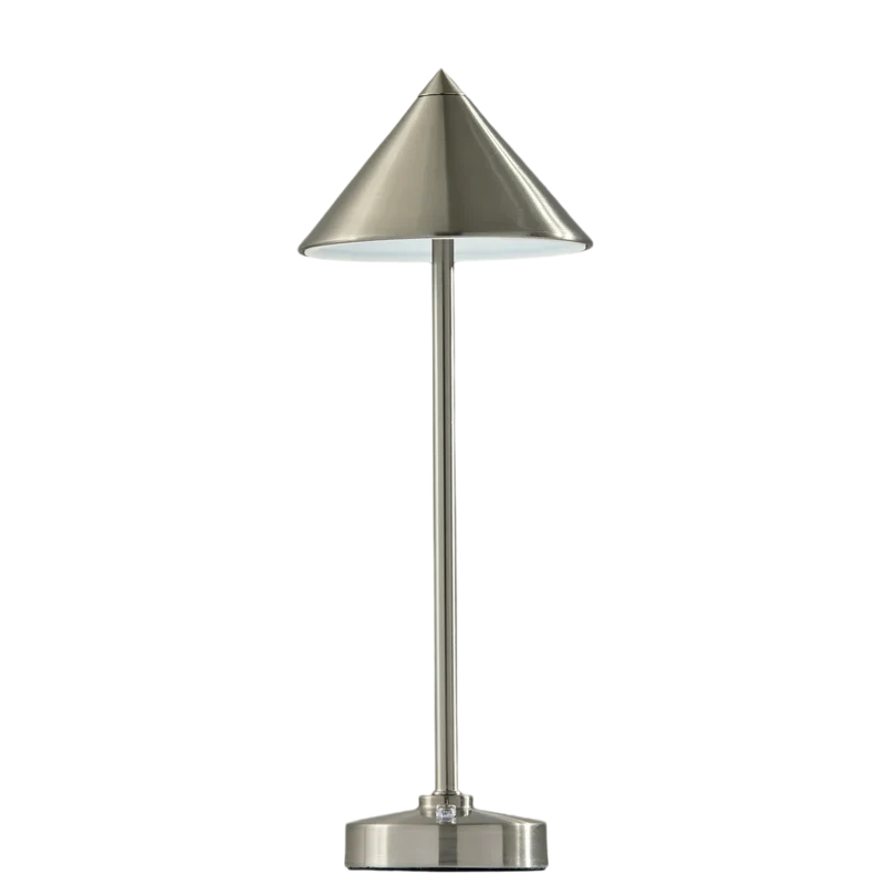 Volta Silver Led Cordless Table Lamp