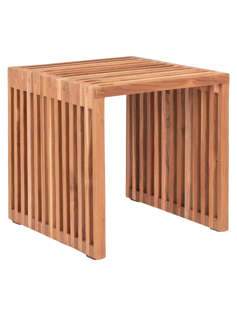 Pego Beistelltisch Teakholz, natur