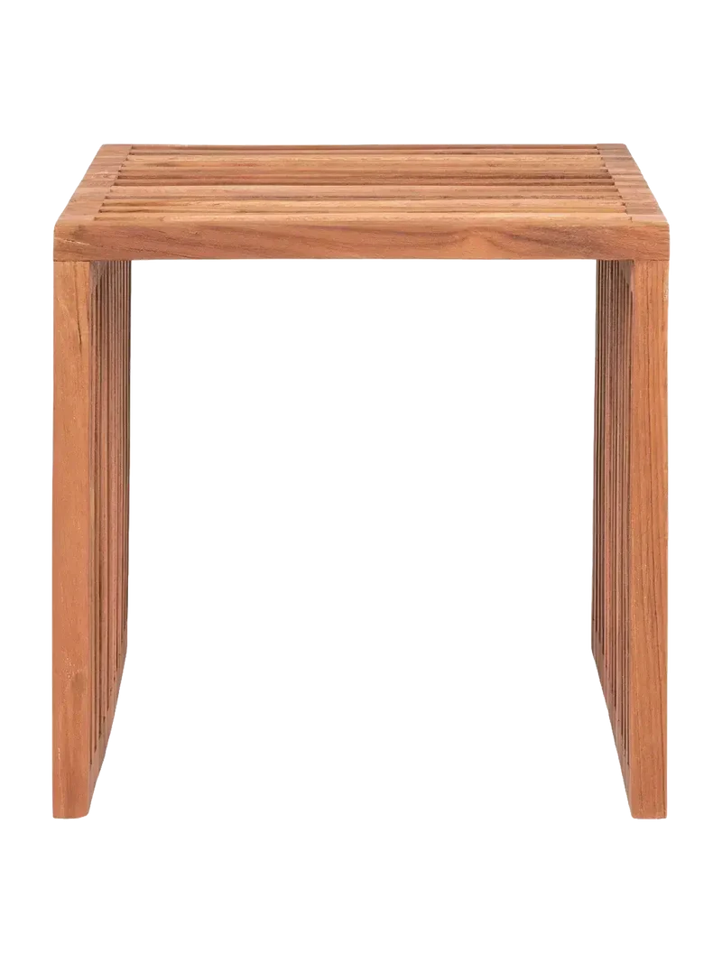 Pego Beistelltisch Teakholz, natur