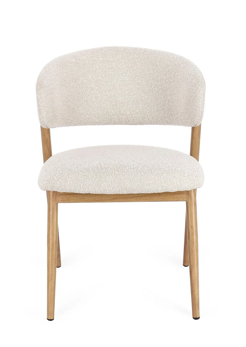 Stuhl Cassandra Naturfarbe/leinen
