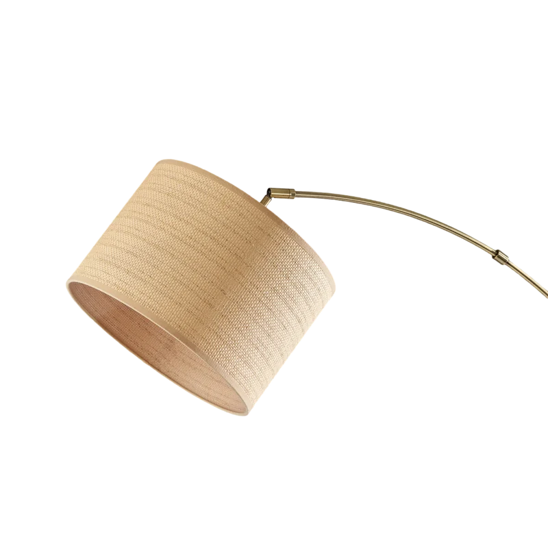 Vista Brass Arc Floor Lamp