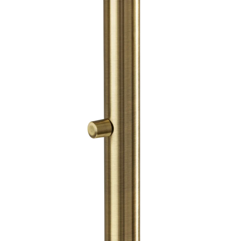 Vista Brass Arc Floor Lamp