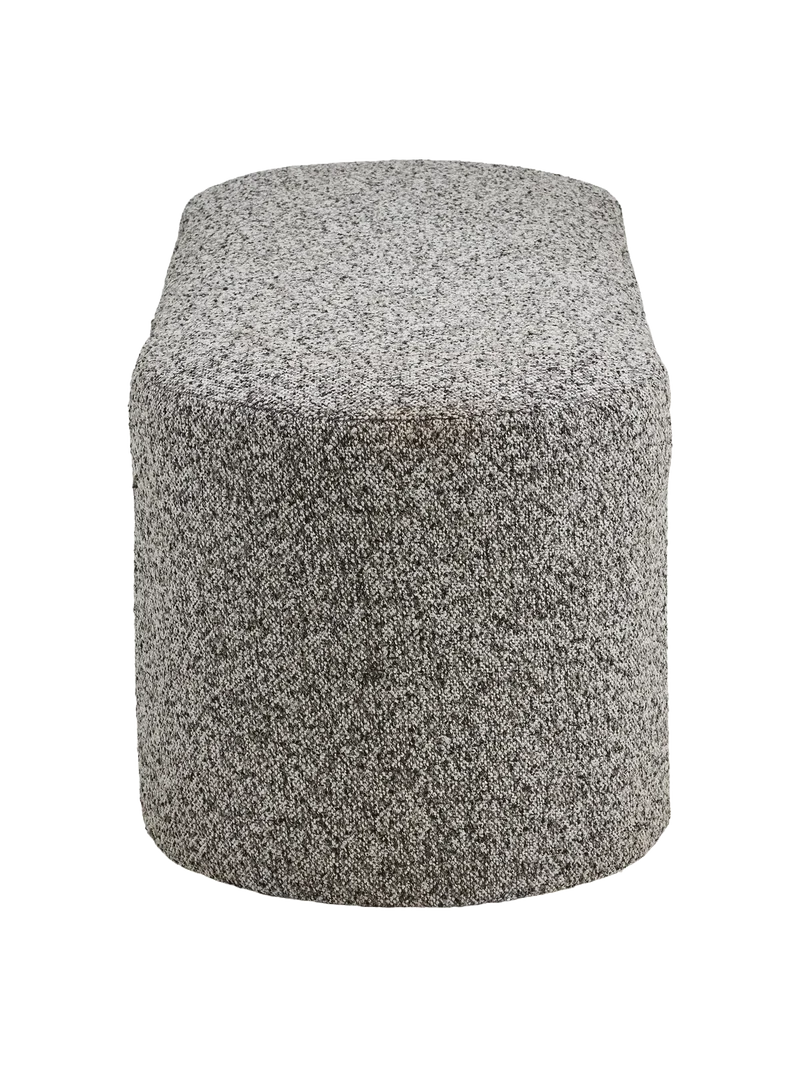 Westport Sitzbank Bouclé, schwarz/weiß