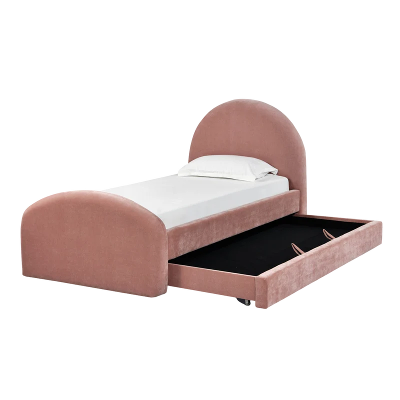 Valeria Rose Upcycled Chenille Twin Bed