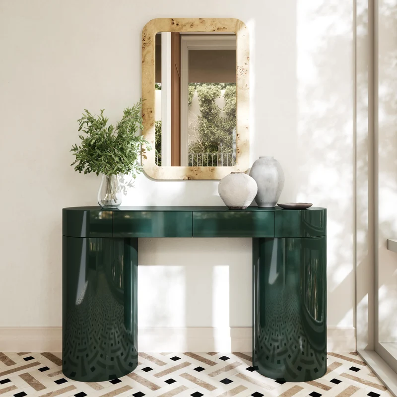 Serpentine Console Table