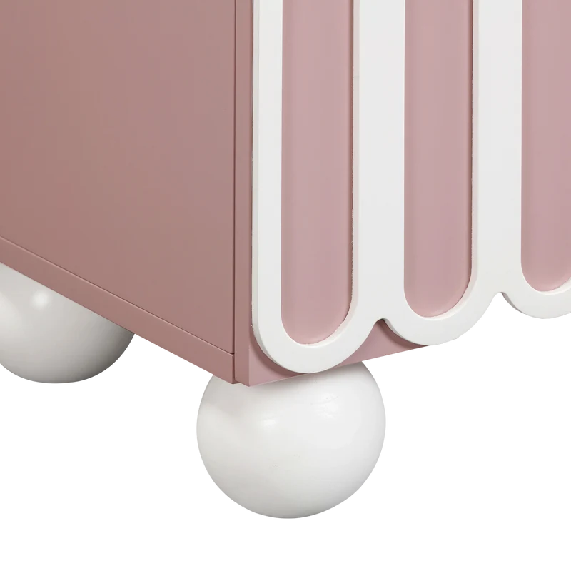 Valeria Pink Nightstand