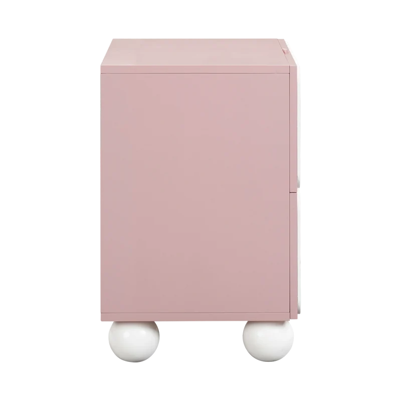 Valeria Pink Nightstand