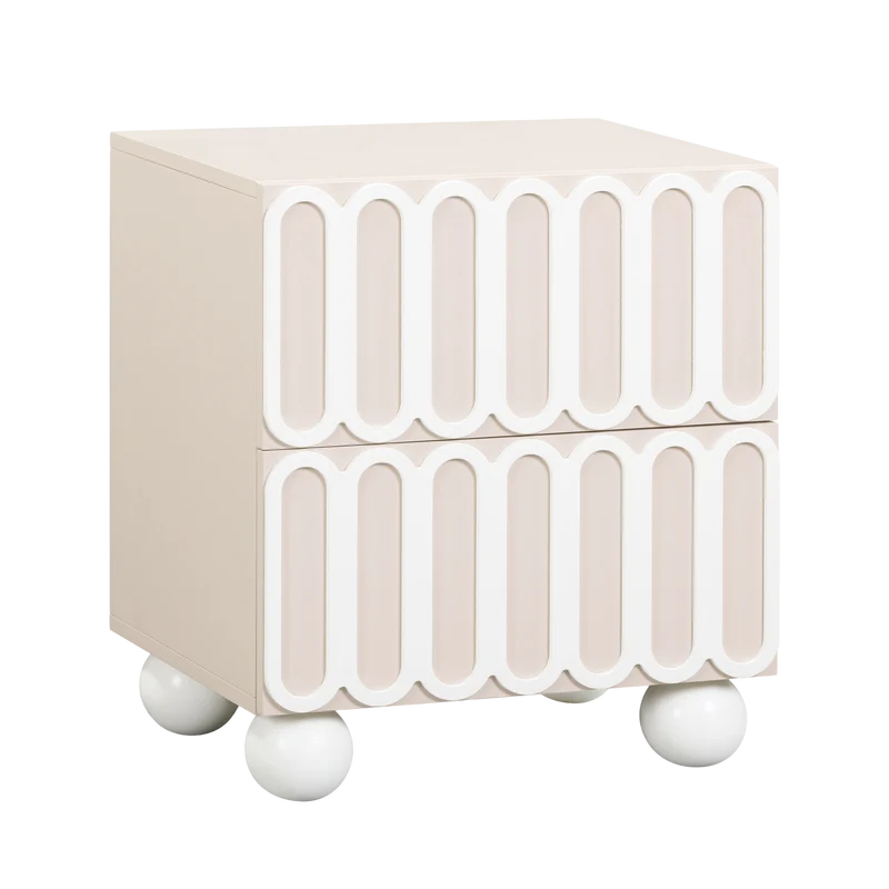 Valeria Taupe Nightstand