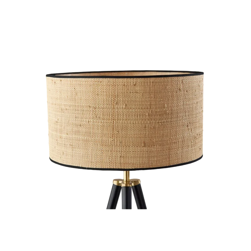 Trestle Black Floor Lamp