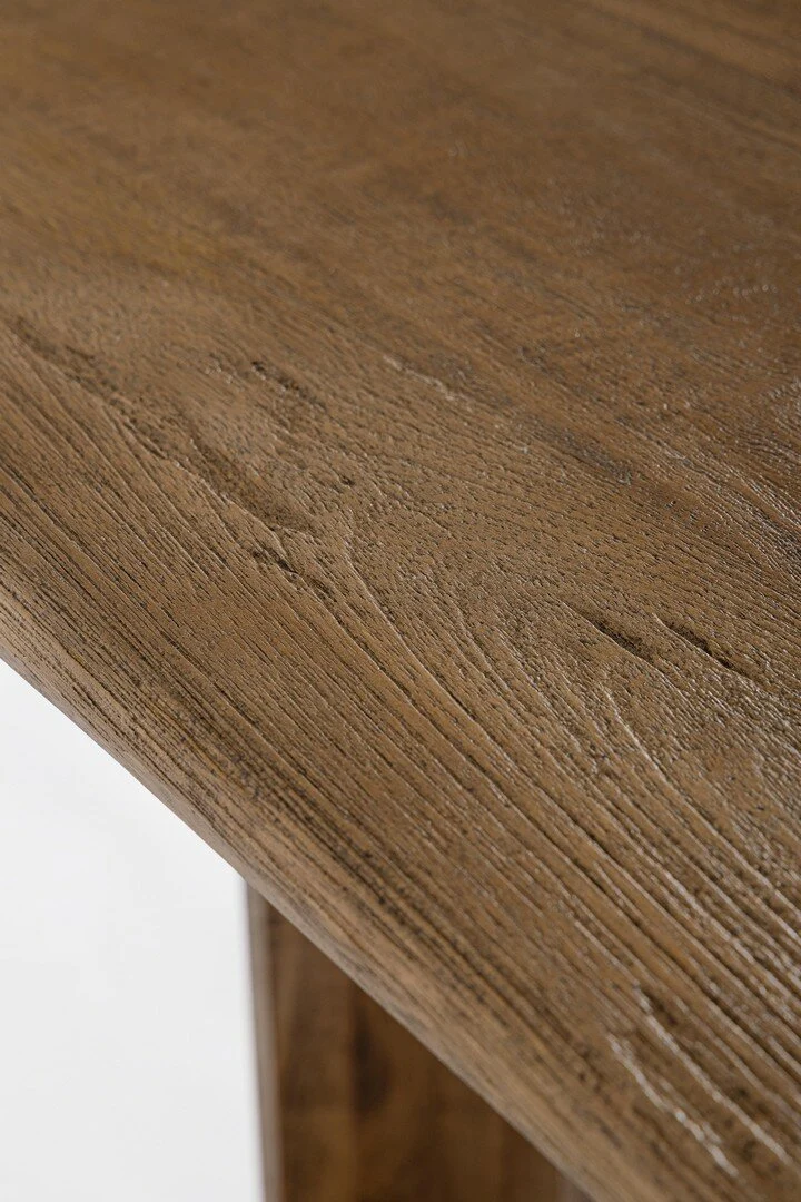 Konsole Orlando Braun | Mangoholz, oval, 147 cm