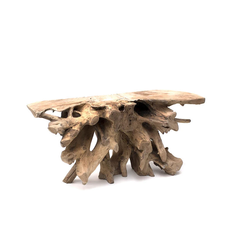 Konsole Root Teakwurzel Natural Grey
