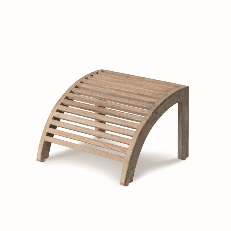 Fußstütze Orso Teak Natural Grey