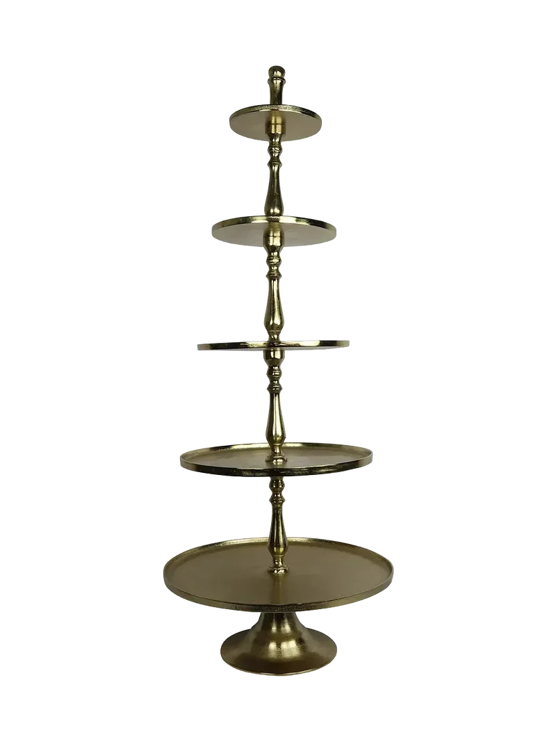 Etagere rund "Lucy" Gold