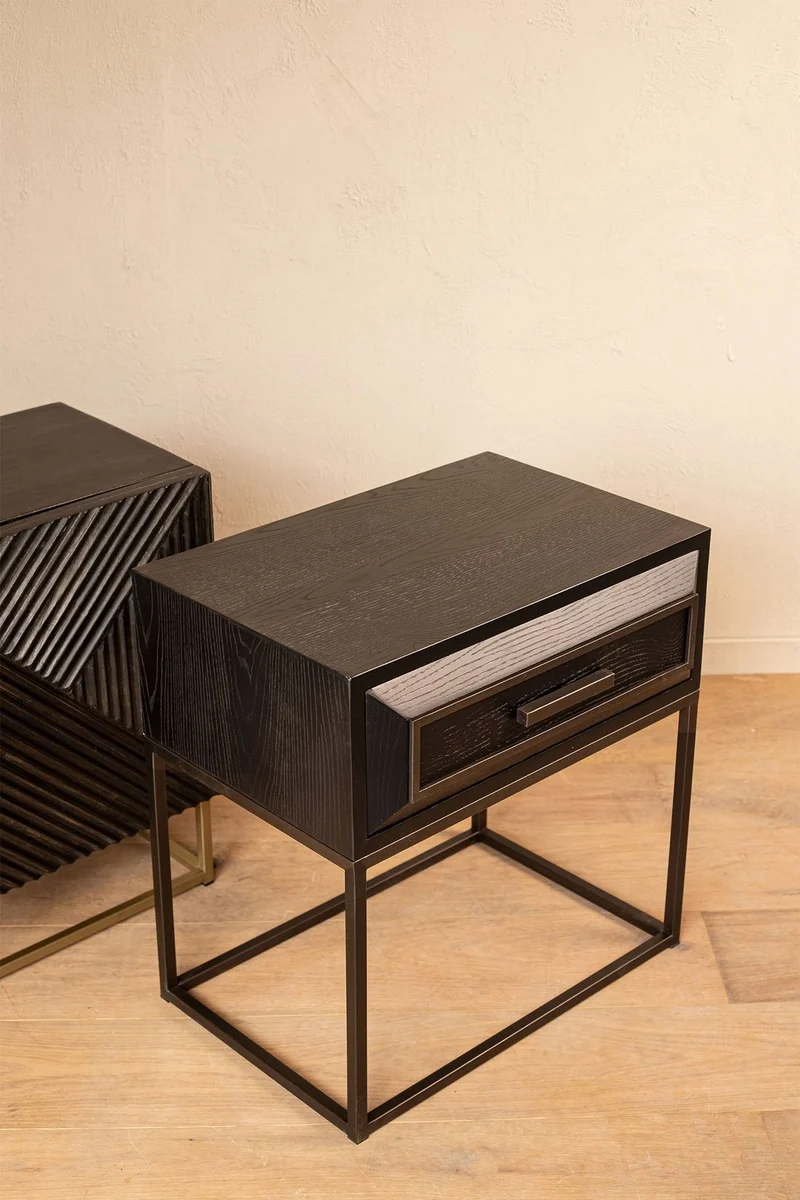 Nachttisch Lixly Black