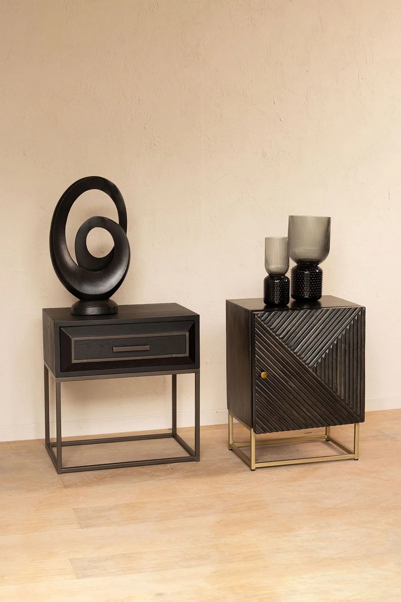 Nachttisch Lixly Black