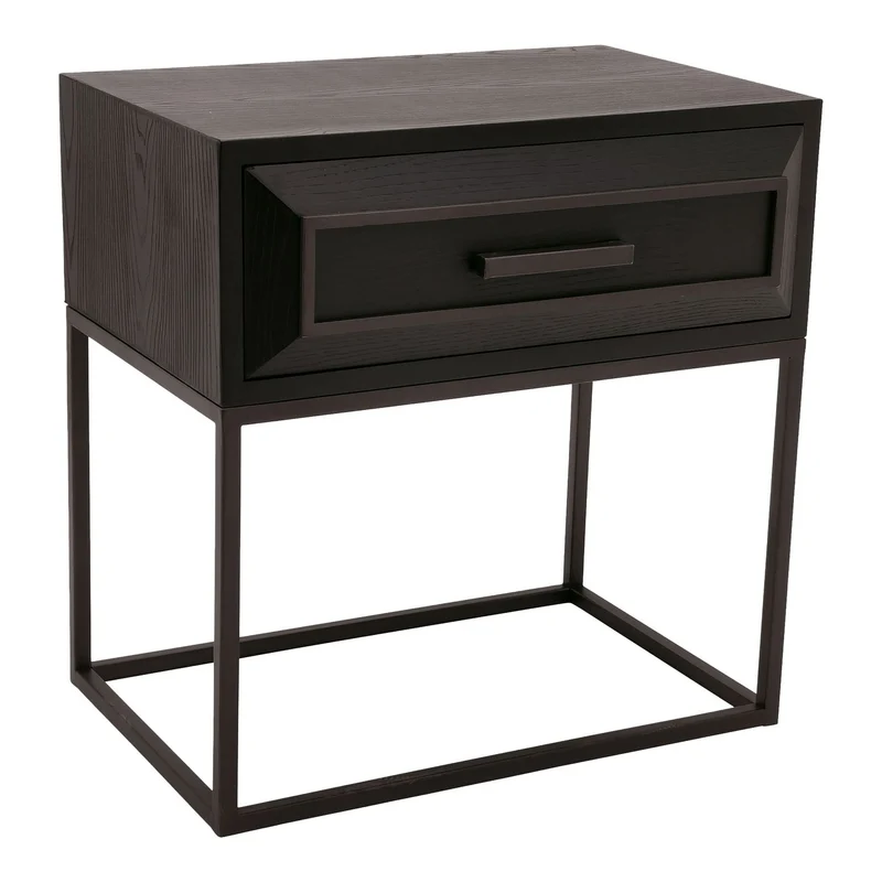 Nachttisch Lixly Black