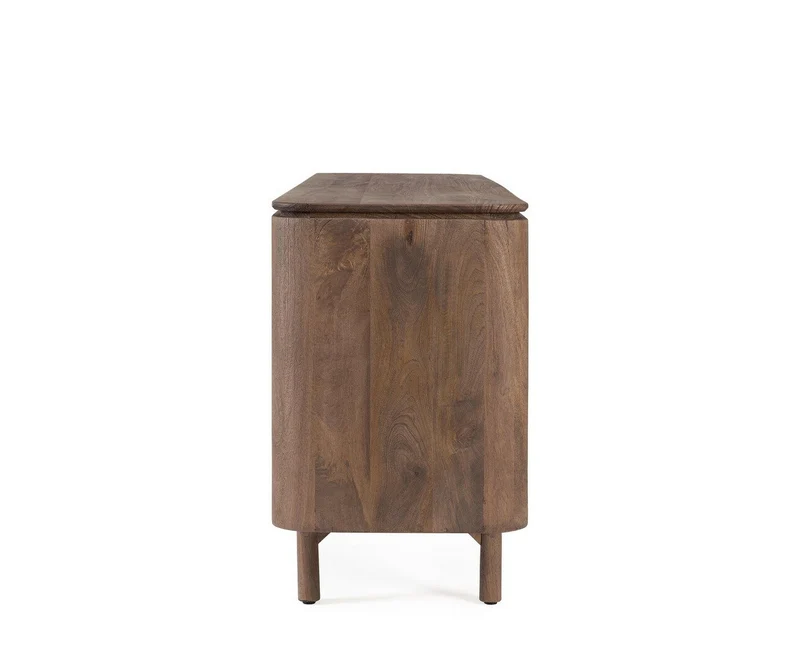 Kommode Latur | Mangoholz, 4 Türen, 200 cm