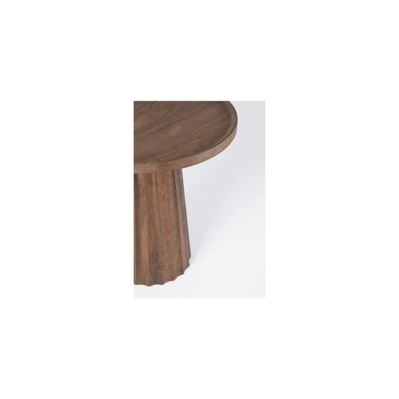 Beistelltisch Orissa Natur | Mangoholz, Ø 46 cm