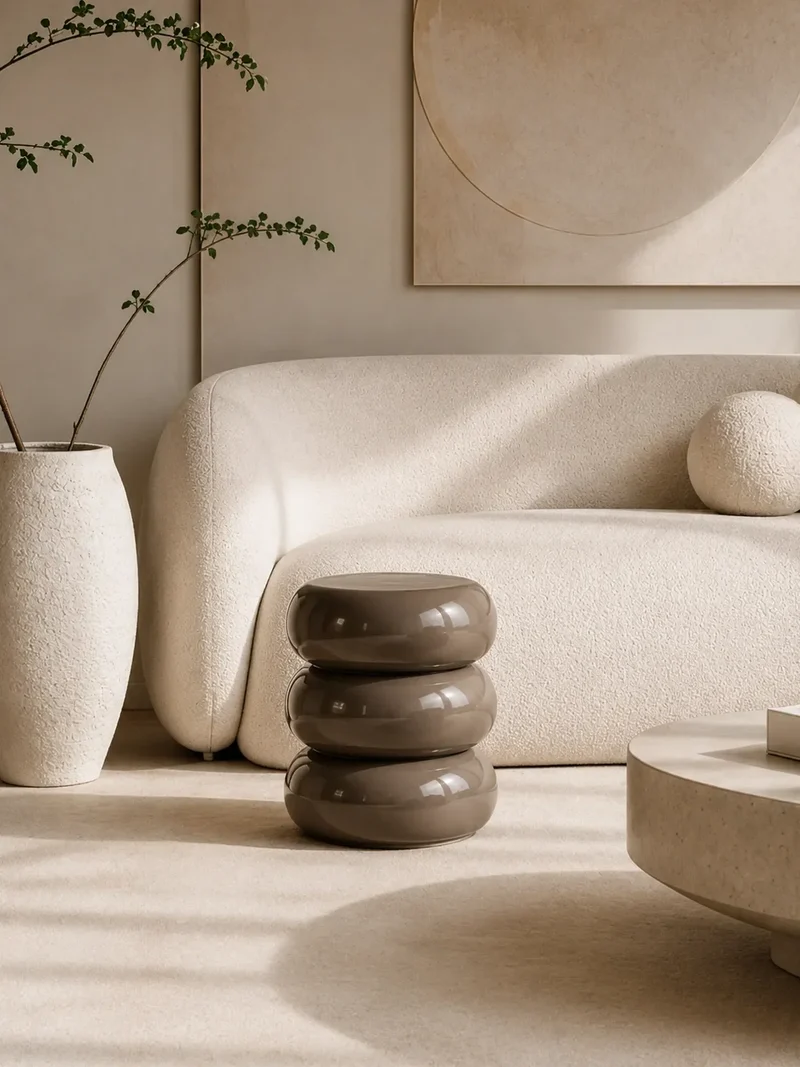 Rosolina Beistelltisch Fiberglas