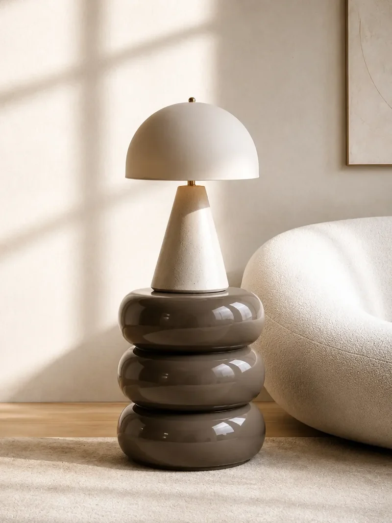 Rosolina Beistelltisch Fiberglas