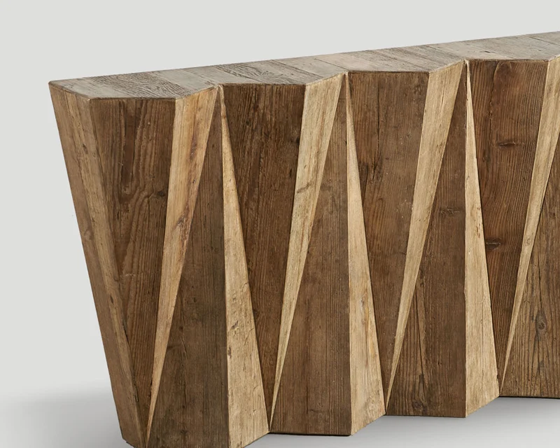 Konsolentisch Two-sided aus Holz