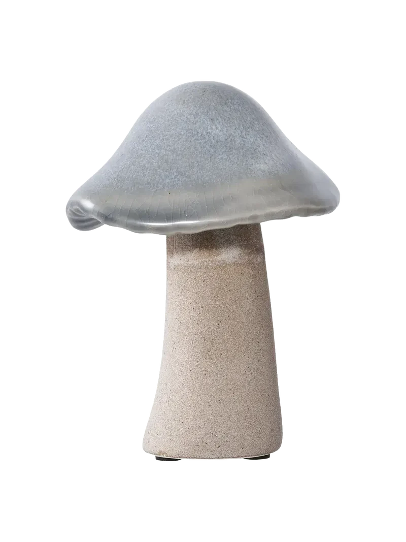 Deko-Pilze Keramik, grün/braun/blau