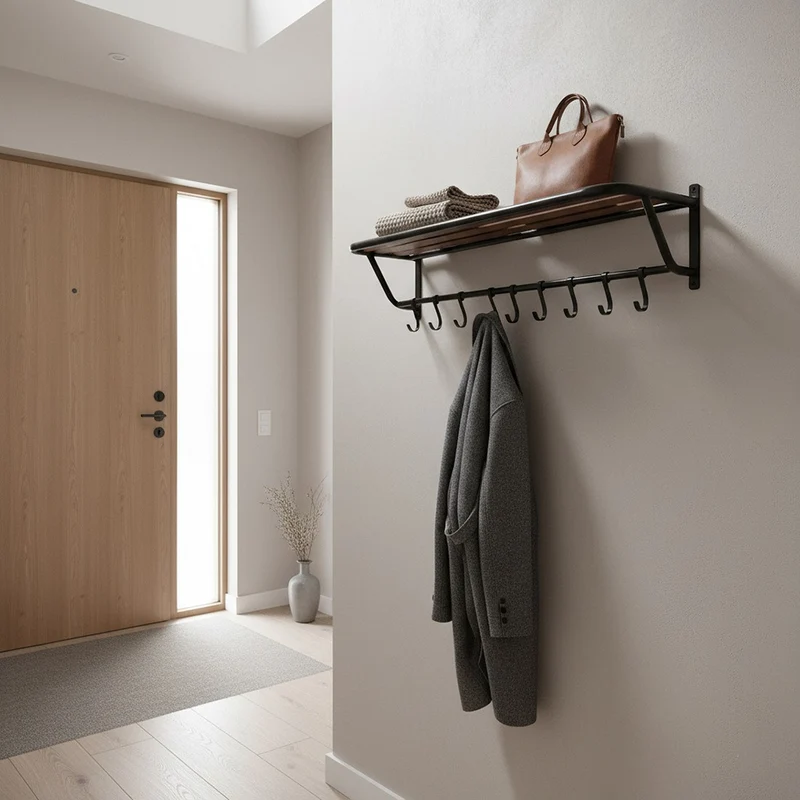 Wandgarderobe aus Metall im Industrial Loft Style | STUFF Heritage Kollektion