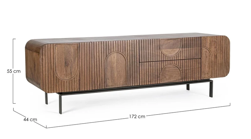 TV-Lowboard Orissa Braun