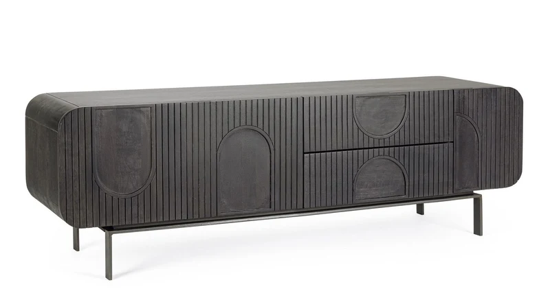 TV-Lowboard Orissa Schwarz