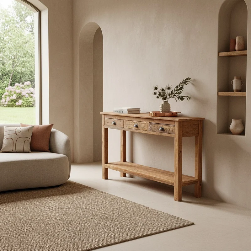 Konsolentisch Vintage Timber aus recyceltem Altholz