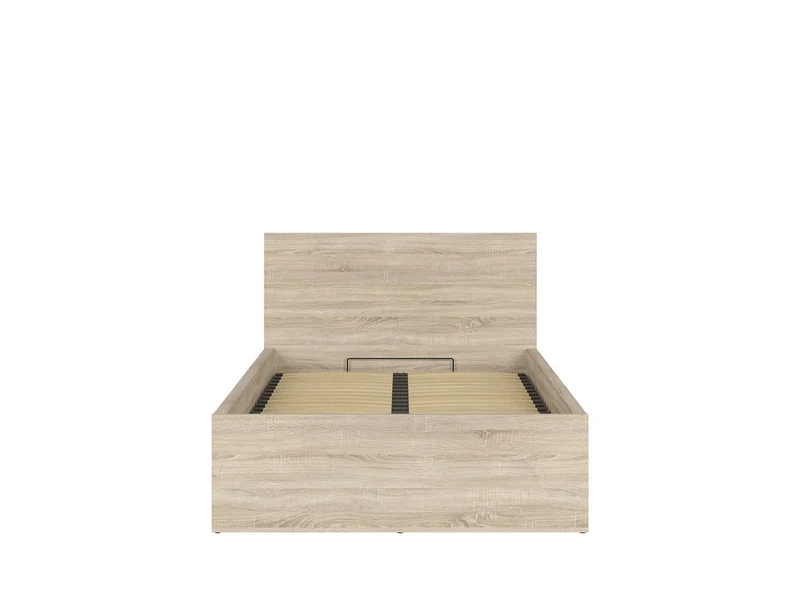 Tetrix Single Bed 120×200 cm + Mimas Mattress Set – Sonoma Oak