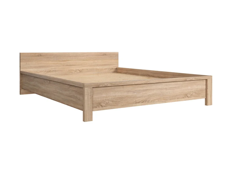 Kaspian Bed Frame 160×200 cm – Sonoma Oak