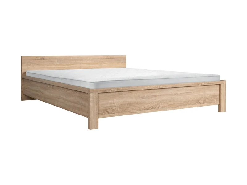 Kaspian Bed Frame 160×200 cm – Sonoma Oak