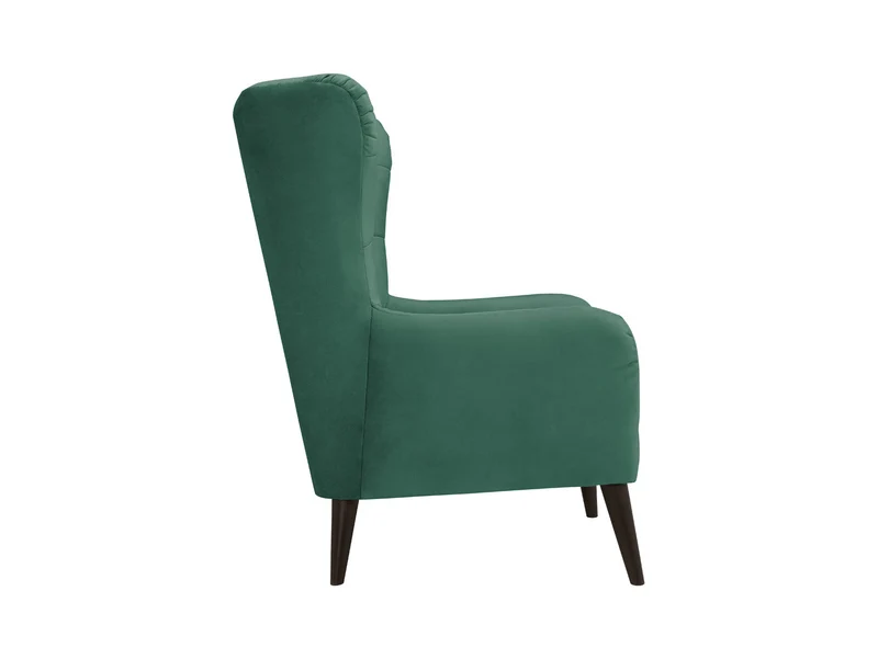 Casey Quilted Armchair – High Back, Sinuous Spring Seat | Hardwood Legs