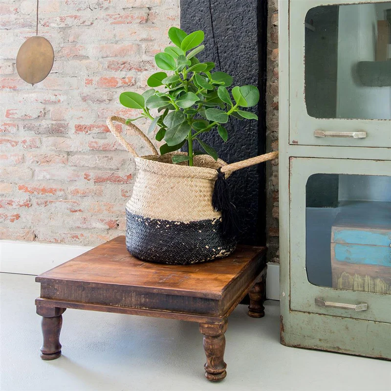 Beistelltisch Bajot aus recyceltem Altholz Vintage