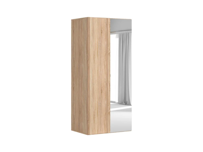Flex Corner Wardrobe Module 97 cm with Mirror – Sonoma Oak
