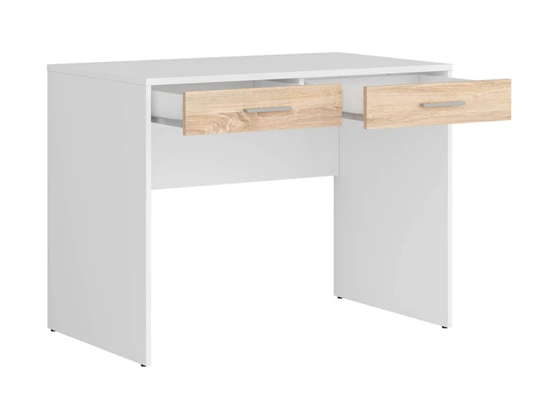 Nepo Plus Desk 100 cm – White / Sonoma Oak