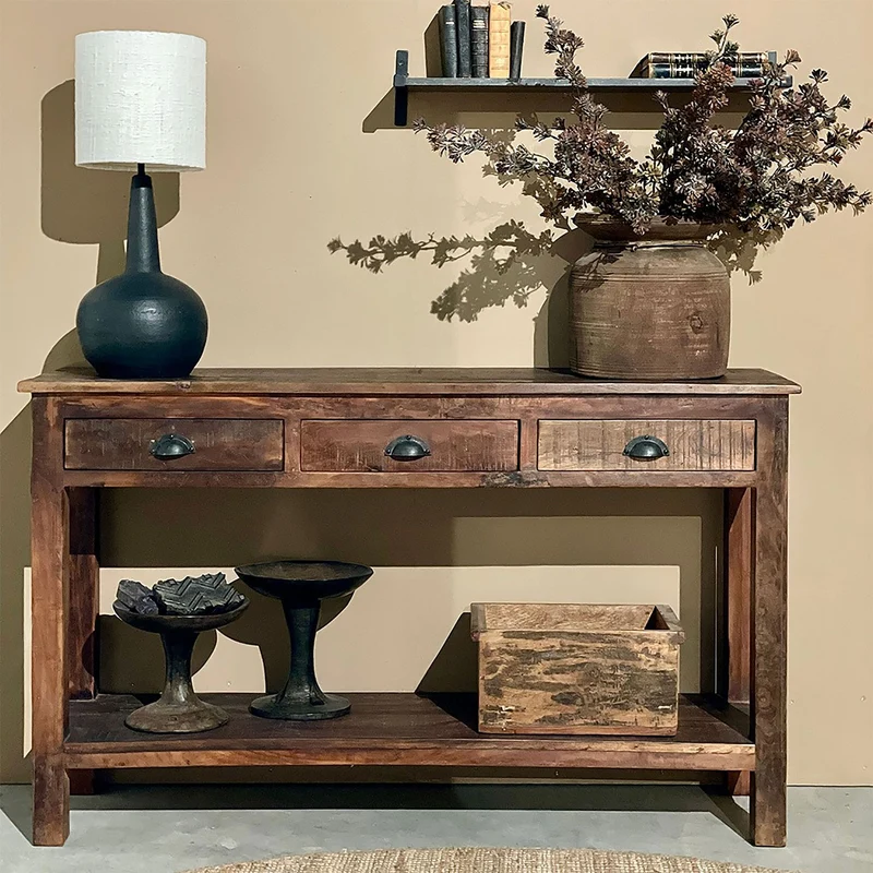 Konsolentisch Factory aus recyceltem Holz