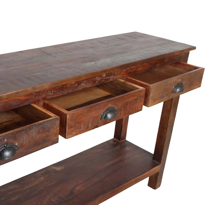 Konsolentisch Factory aus recyceltem Holz