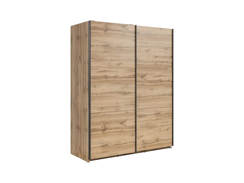 Tetrix Sliding Door Wardrobe 153 cm – Wotan Oak