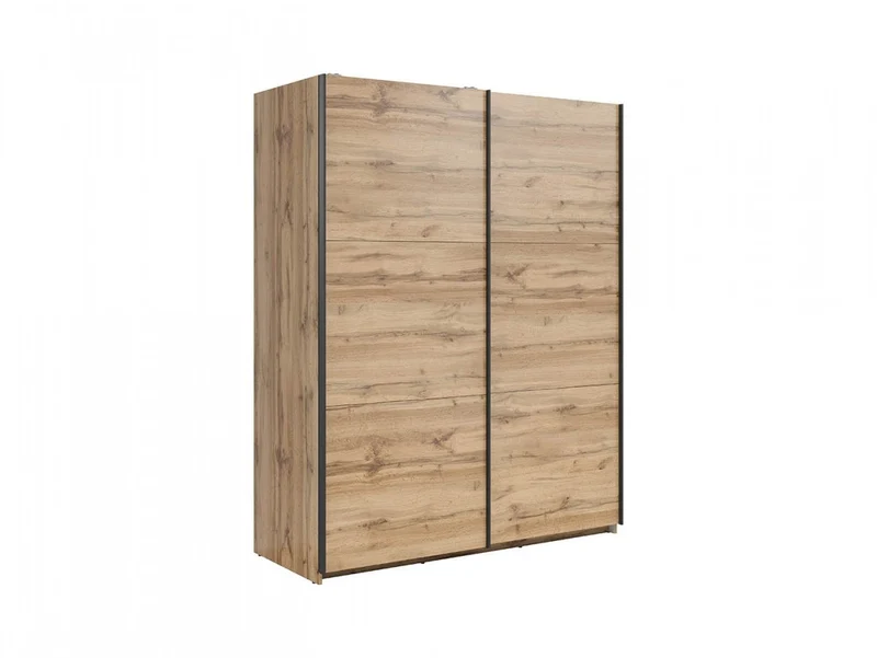 Tetrix Sliding Door Wardrobe 153 cm – Wotan Oak