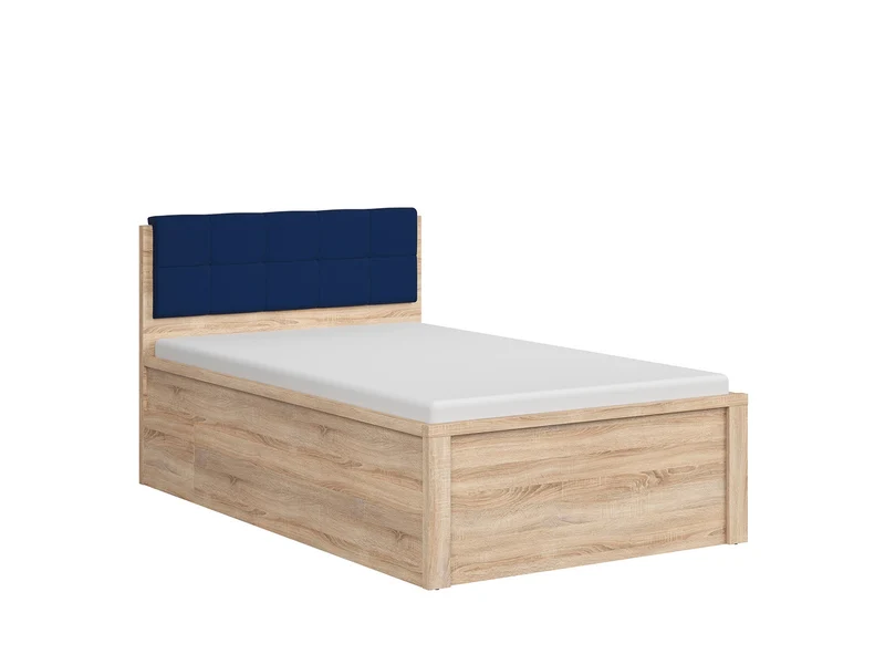 Kaspian Single Bed Frame 120×200 cm – Sonoma Oak