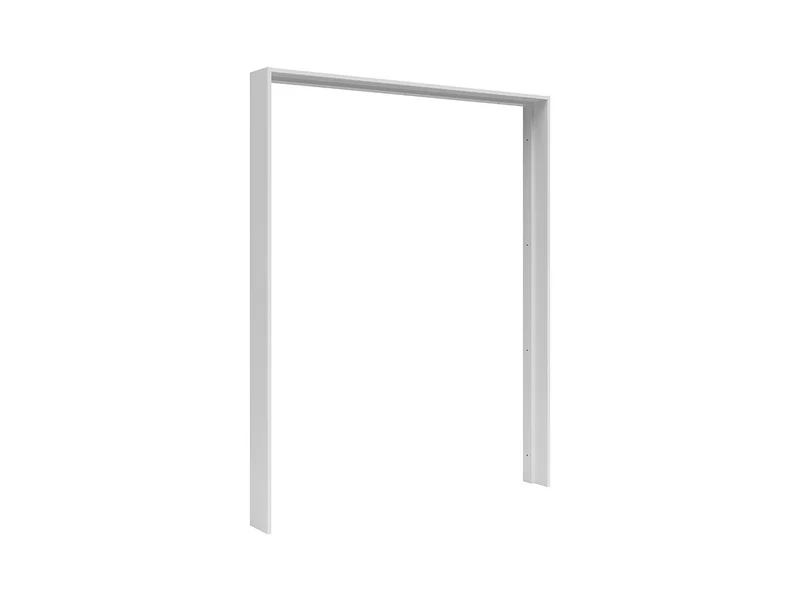 Tetrix Sliding Wardrobe 153 cm + Cover Strip Set – White Gloss