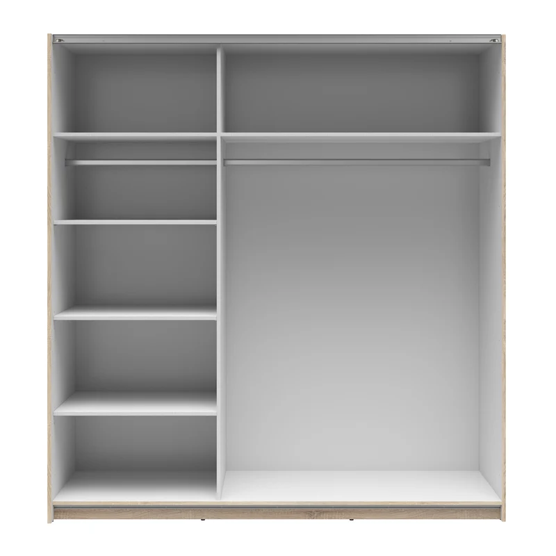 Tetrix Sliding Door Wardrobe 183 cm – Sonoma Oak