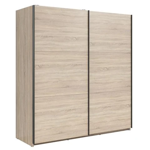 Tetrix Sliding Door Wardrobe 183 cm – Sonoma Oak