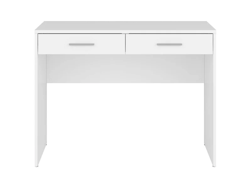 Nepo Plus Desk with 2 Drawers – White