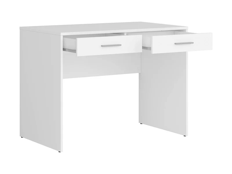 Nepo Plus Desk with 2 Drawers – White