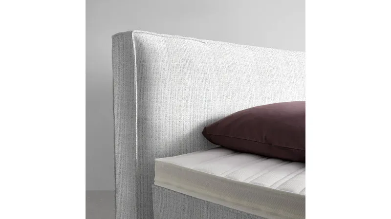Lion Box Spring Bed 160×200 cm – Cremona 81 Chenille