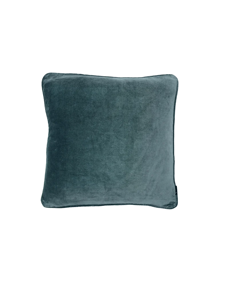Kissenhülle Velours | steelgrey