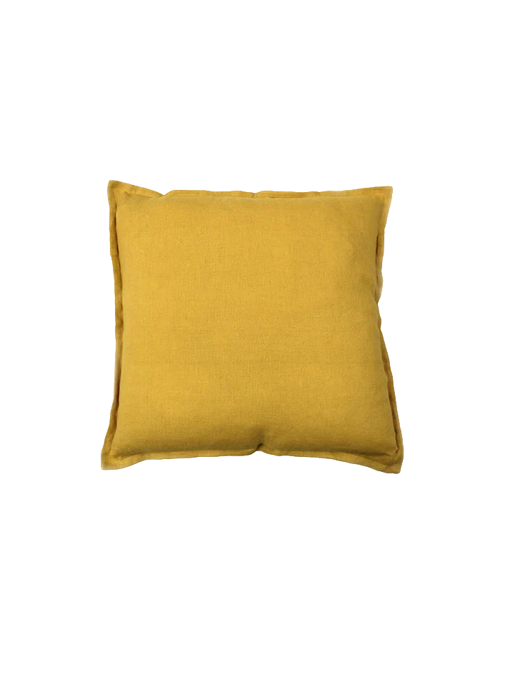 Kissenhülle Linen Senfgelb